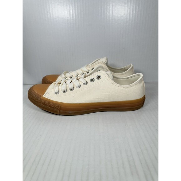 Sz 11 Converse Chuck Taylor All Star Heavy Canvas Shoes White Egret Gum A10512C - Picture 3 of 8